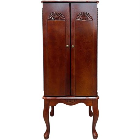 Powell Queen Anne Style Jewelry Armoire