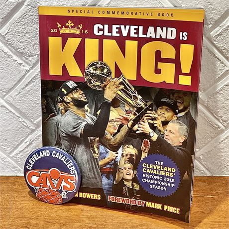 2016 "Cleveland is King" Cavaliers Commemorative Book w/ Pin