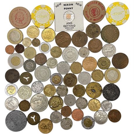 Mixed Variety of Foreign Coins & More
