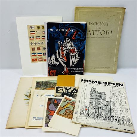 Terrific Lot of Art Related Books, Publications, Lithos and More