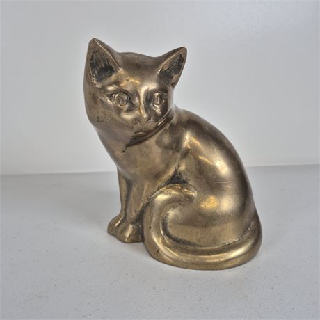 Heavy Brass Cat