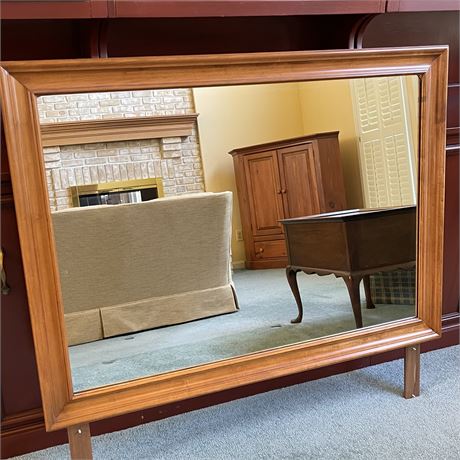 Solid Wood Dresser Mirror (wall mirror if slats are removed)