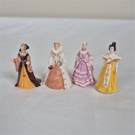 Franklin Mint Lady of Fashion Mini Figurine Set