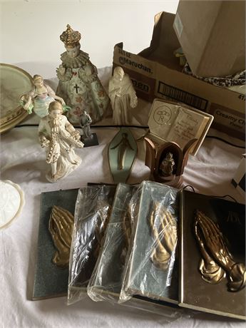 Assortment of religious items