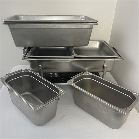 Catering Chafing Dish with Additional Serving Dishes