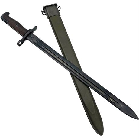 1908 US Military Ria 133256 Bayonet w/ Scabbard