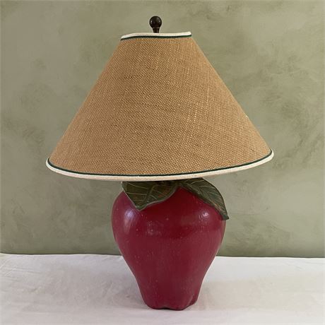 Large Apple Base Table Lamp