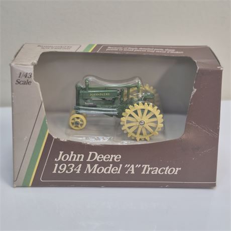 NIB ERTL John Deere 1934 Model A Tractor