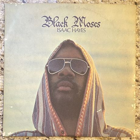 Issac Hayes "Black Moses" Vinyl Record Duo
