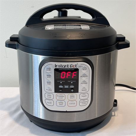 Instant Pot Electric Pressure Cooker w/ Manual & Recipes