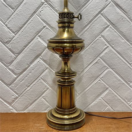 Vtg Stiffel Brass 34" 3-Way Lamp