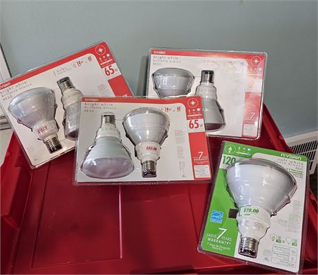 NEW-Flood Lamp Light Bulb Lot 1