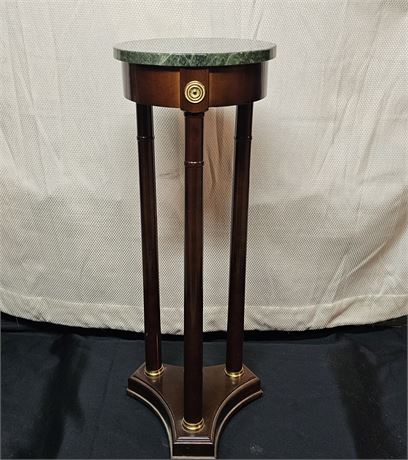 1989 Bombay Co. Marble Top Plant Stand