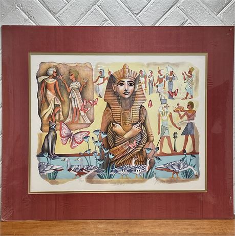 Bartlett Signed & Numbered 177/350 Egyptian Art Print