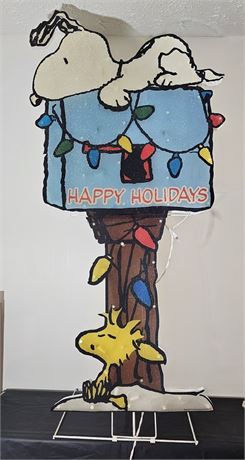 Lighted Snoopy Happy Holiday Outdoor Decor