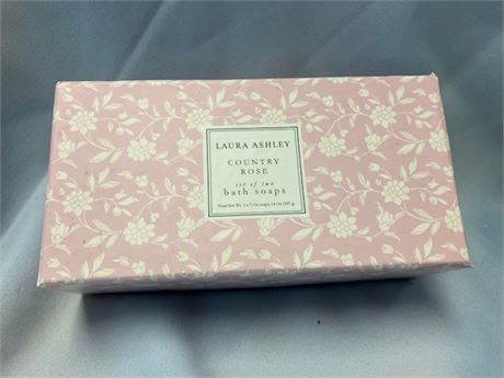 Laura Ashley Country Rose Bath Soaps
