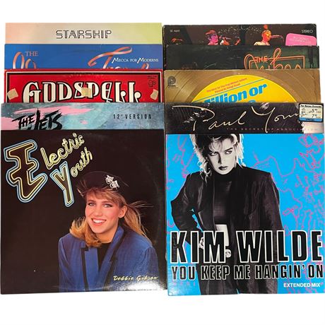 Grouping of (10) Vinyl Records