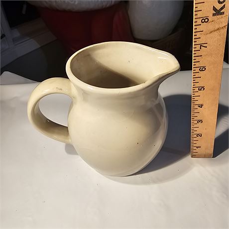 Stoneware creamer or pitcher