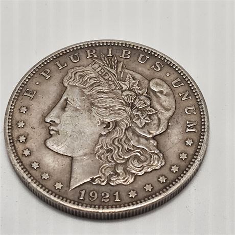 1921 Morgan Silver Dollar- Lot 3
