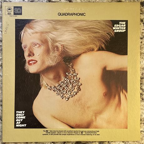 1972 The Edgar Winter Group "They Only Come Out At Night" Vinyl Record