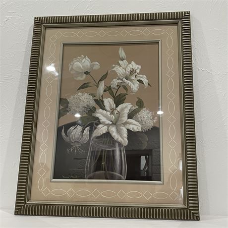 Nice Floral Wall Hanging Print by Vivian Flasch