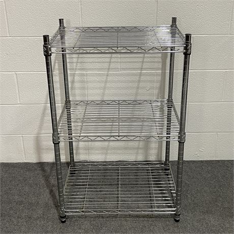 3 Tier Tech System Stainless Steel Adjustable Rack