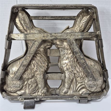 c. 1920-40 Bunnies Candy Mold