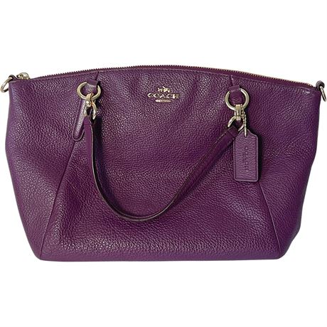 Coach Pebbled Leather Handbag