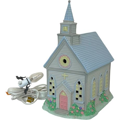 Cottontail Lane Church Easter Lighted House