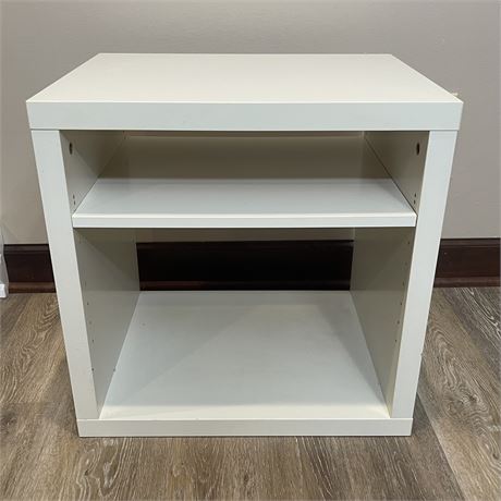 Ikea Side Table with Adjustable Shelf