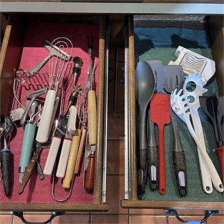 Clean out of Kitchen Drawers