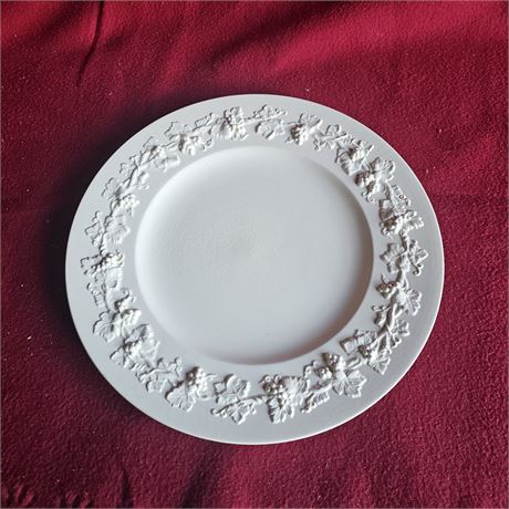 Dinner Plate Cream Color on Cream Color (Plain Edge) by Wedgwood The Queens Ware