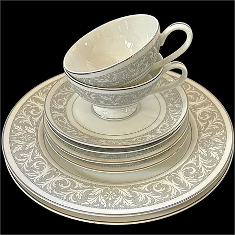 Setting for 2 Imperial China by W. Dalton "5671 Whitney" Dinnerware