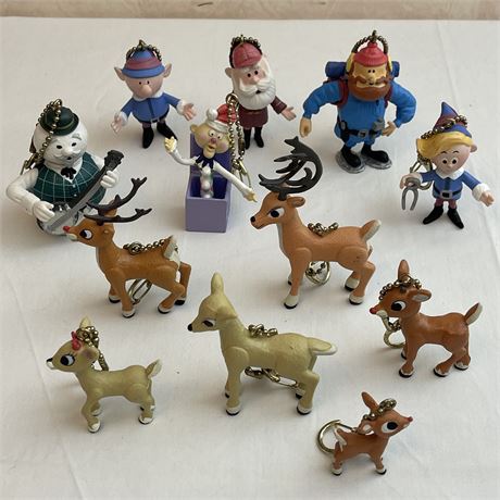 2004 Rudolph the Red Nosed Reindeer Clip On Ornaments