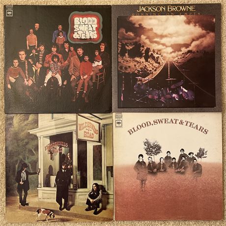 Blood, Sweat & Tears, Wilderness Road & Jackson Browne Vinyl Records