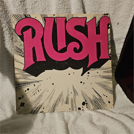 Album cover for Rush's self-titled debut album,
