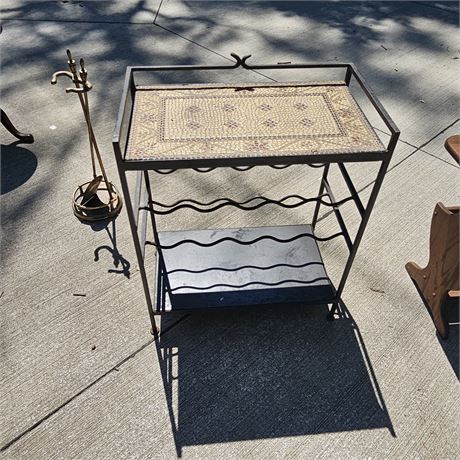 Wrought Iron Wine Rack