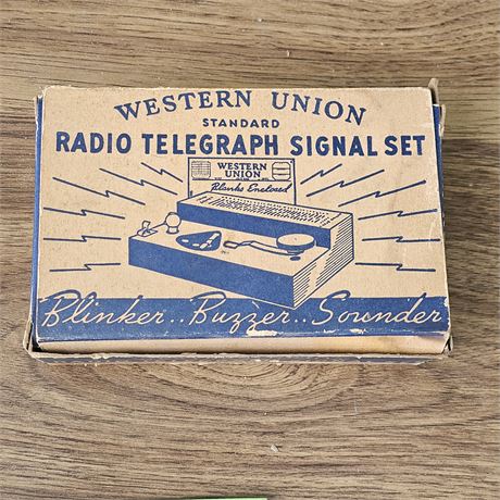 vintage Western Union standard Radio Telegraph Signal Se