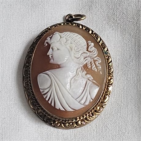 Cameo Pendant/Brooch/Pin