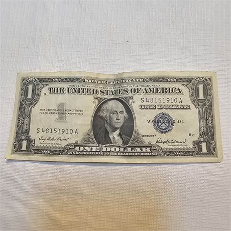 1957 $1 Silver Certificate,