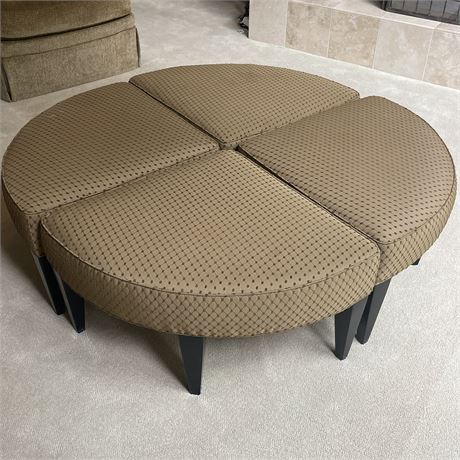 4-Piece Pie Sectional Ottoman / Cocktail Table