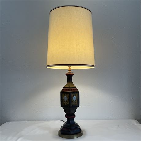 Vintage 3-Way Table Lamp with Anchor Motif Base