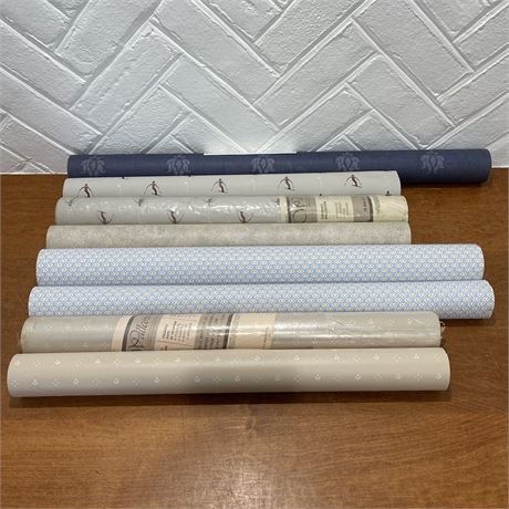 8 Rolls of Wallpaper