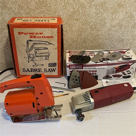 Power House Sabre Saw & Chicago Multi-Function Power Tool