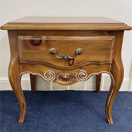 Ethan Allen French Country Single Drawer Nightstand