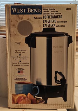West Bend Coffeemaker, Great for Holiday Parties!