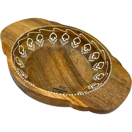 Hand Crafted Mango Wood Bowl - Cravings by Chrissy Teigan