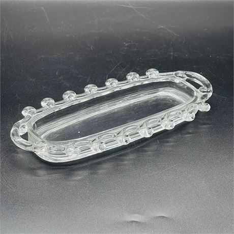 Imperial Glass Candlewick Butter Dish