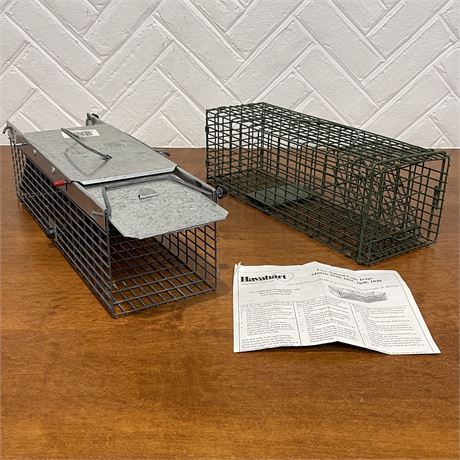 Small Metal Live Animal Cage Traps