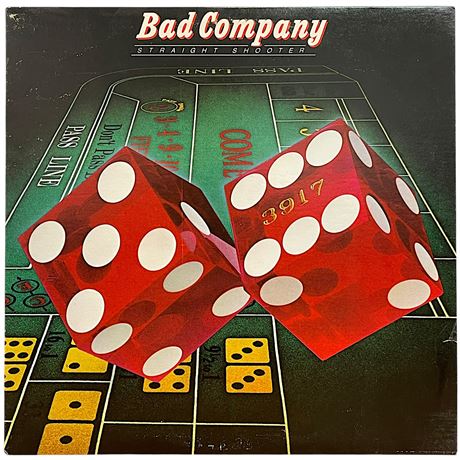 1975 Bad Company "Straight Shooter" Vinyl Record